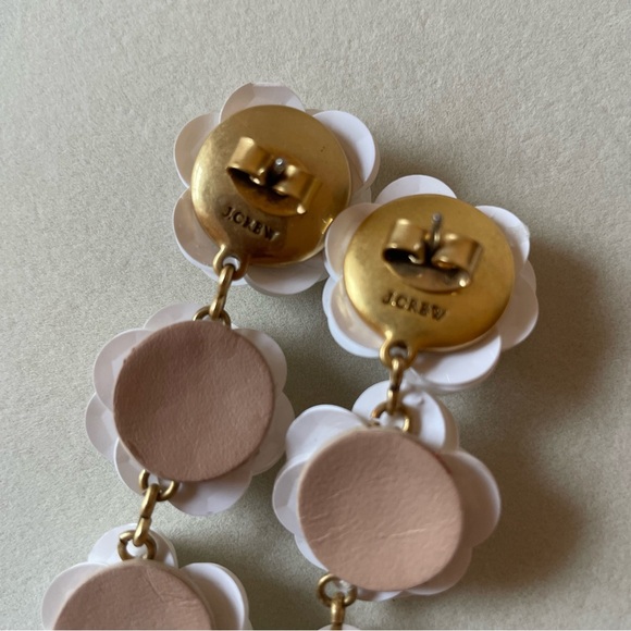 J. Crew White Floral Statement Earrings - Picture 4 of 6
